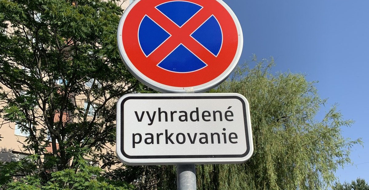 Oznam pre žiadateľov o vyhradené parkovacie miesto